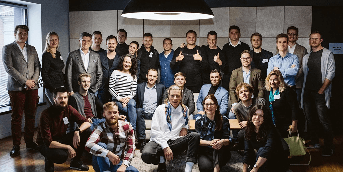 Onectus team at Kaunas IN Startups event, 2019